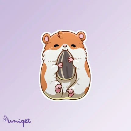 استیکر همستر کیوت