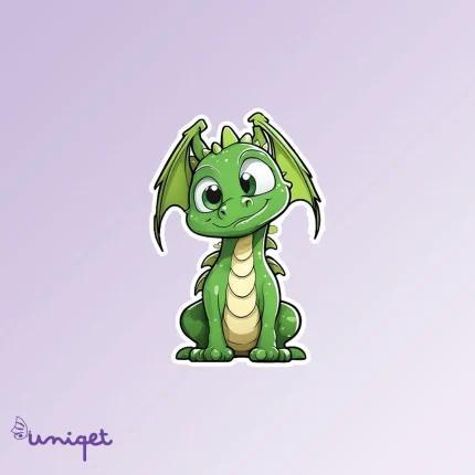 استیکر اژدهای بامزه