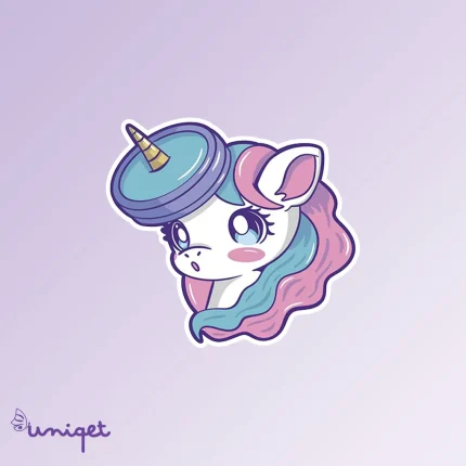 استیکر یونیکورن کوچولو
