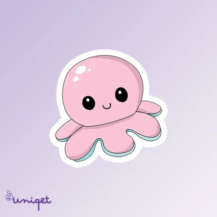 استیکر هشت پای کیوت