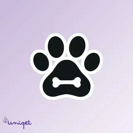 استیکر پنجه مشکی